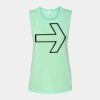 Bella + Canvas - Women's Flowy Scoop Muscle Tank - 8803 Thumbnail