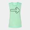 Bella + Canvas - Women's Flowy Scoop Muscle Tank - 8803 Thumbnail