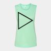 Bella + Canvas - Women's Flowy Scoop Muscle Tank - 8803 Thumbnail