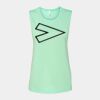 Bella + Canvas - Women's Flowy Scoop Muscle Tank - 8803 Thumbnail
