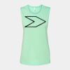 Bella + Canvas - Women's Flowy Scoop Muscle Tank - 8803 Thumbnail