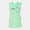 Bella + Canvas - Women's Flowy Scoop Muscle Tank - 8803 Thumbnail