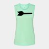 Bella + Canvas - Women's Flowy Scoop Muscle Tank - 8803 Thumbnail