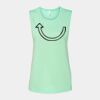 Bella + Canvas - Women's Flowy Scoop Muscle Tank - 8803 Thumbnail