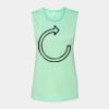 Bella + Canvas - Women's Flowy Scoop Muscle Tank - 8803 Thumbnail