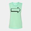 Bella + Canvas - Women's Flowy Scoop Muscle Tank - 8803 Thumbnail