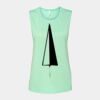 Bella + Canvas - Women's Flowy Scoop Muscle Tank - 8803 Thumbnail