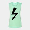 Bella + Canvas - Women's Flowy Scoop Muscle Tank - 8803 Thumbnail