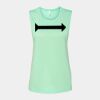 Bella + Canvas - Women's Flowy Scoop Muscle Tank - 8803 Thumbnail