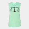 Bella + Canvas - Women's Flowy Scoop Muscle Tank - 8803 Thumbnail