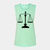 Bella + Canvas - Women's Flowy Scoop Muscle Tank - 8803 Thumbnail