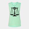 Bella + Canvas - Women's Flowy Scoop Muscle Tank - 8803 Thumbnail