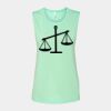 Bella + Canvas - Women's Flowy Scoop Muscle Tank - 8803 Thumbnail