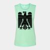 Bella + Canvas - Women's Flowy Scoop Muscle Tank - 8803 Thumbnail