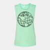 Bella + Canvas - Women's Flowy Scoop Muscle Tank - 8803 Thumbnail