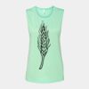 Bella + Canvas - Women's Flowy Scoop Muscle Tank - 8803 Thumbnail