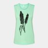 Bella + Canvas - Women's Flowy Scoop Muscle Tank - 8803 Thumbnail