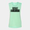 Bella + Canvas - Women's Flowy Scoop Muscle Tank - 8803 Thumbnail