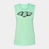 Bella + Canvas - Women's Flowy Scoop Muscle Tank - 8803 Thumbnail