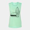 Bella + Canvas - Women's Flowy Scoop Muscle Tank - 8803 Thumbnail