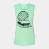 Bella + Canvas - Women's Flowy Scoop Muscle Tank - 8803 Thumbnail