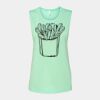 Bella + Canvas - Women's Flowy Scoop Muscle Tank - 8803 Thumbnail