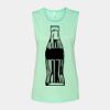 Bella + Canvas - Women's Flowy Scoop Muscle Tank - 8803 Thumbnail
