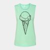 Bella + Canvas - Women's Flowy Scoop Muscle Tank - 8803 Thumbnail