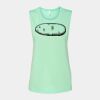Bella + Canvas - Women's Flowy Scoop Muscle Tank - 8803 Thumbnail