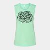 Bella + Canvas - Women's Flowy Scoop Muscle Tank - 8803 Thumbnail