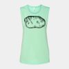 Bella + Canvas - Women's Flowy Scoop Muscle Tank - 8803 Thumbnail