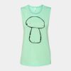 Bella + Canvas - Women's Flowy Scoop Muscle Tank - 8803 Thumbnail