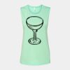 Bella + Canvas - Women's Flowy Scoop Muscle Tank - 8803 Thumbnail