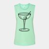 Bella + Canvas - Women's Flowy Scoop Muscle Tank - 8803 Thumbnail