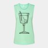 Bella + Canvas - Women's Flowy Scoop Muscle Tank - 8803 Thumbnail