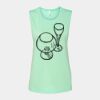 Bella + Canvas - Women's Flowy Scoop Muscle Tank - 8803 Thumbnail