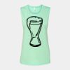 Bella + Canvas - Women's Flowy Scoop Muscle Tank - 8803 Thumbnail