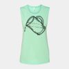 Bella + Canvas - Women's Flowy Scoop Muscle Tank - 8803 Thumbnail
