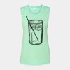 Bella + Canvas - Women's Flowy Scoop Muscle Tank - 8803 Thumbnail