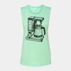 Bella + Canvas - Women's Flowy Scoop Muscle Tank - 8803 Thumbnail