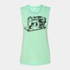 Bella + Canvas - Women's Flowy Scoop Muscle Tank - 8803 Thumbnail