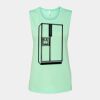 Bella + Canvas - Women's Flowy Scoop Muscle Tank - 8803 Thumbnail