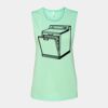 Bella + Canvas - Women's Flowy Scoop Muscle Tank - 8803 Thumbnail