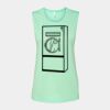 Bella + Canvas - Women's Flowy Scoop Muscle Tank - 8803 Thumbnail
