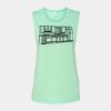 Bella + Canvas - Women's Flowy Scoop Muscle Tank - 8803 Thumbnail