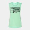 Bella + Canvas - Women's Flowy Scoop Muscle Tank - 8803 Thumbnail