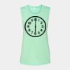 Bella + Canvas - Women's Flowy Scoop Muscle Tank - 8803 Thumbnail