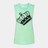 Bella + Canvas - Women's Flowy Scoop Muscle Tank - 8803 Thumbnail