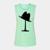 Bella + Canvas - Women's Flowy Scoop Muscle Tank - 8803 Thumbnail