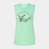 Bella + Canvas - Women's Flowy Scoop Muscle Tank - 8803 Thumbnail